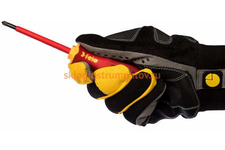 Диэлектрическая крестовая отвертка Felo Ergonic +/- Z 1X 80 41710290