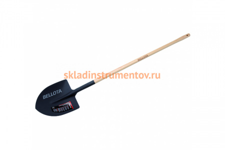 Строительная штыковая лопата с удлиненным черенком Bellota 5501-2 ML