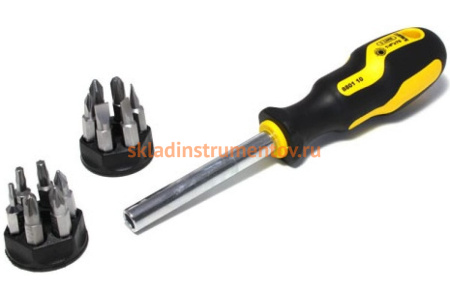 Отвертка с битами NAREX S Line Profi 880110