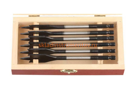 Набор сверл «ЭКСПЕРТ» по дереву 6 шт. (12-25 мм; 1/4") Зубр 29503-H6