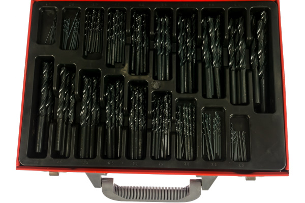 Набор сверл «ТЕХНИК» (170 шт; Р4М2; В1) по металлу Зубр 4-29605-H170-M