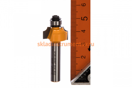 Фреза кромочная калевочная (19х10 мм; R 3.2 мм; хвостовик 8 мм) по дереву Энкор 9245