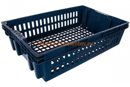 Хлебный ящик 600x400x152.5, синий, вес 1.2 кг Тара.ру 01468