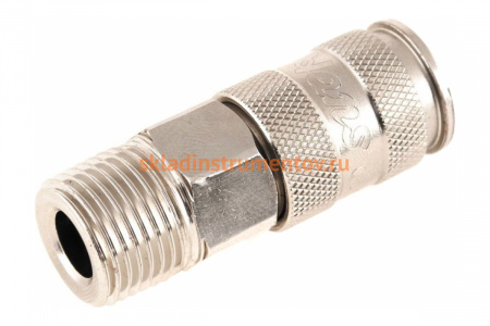 Пневматическое быстроразъемное соединение Hans 3/8" с наружной резьбой 1/2" 8513-4Q