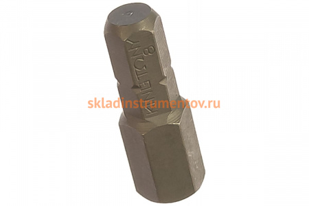 Торцевая вставка (бита) 1/4", HEX, 8мм, 25мм KING TONY 102508H