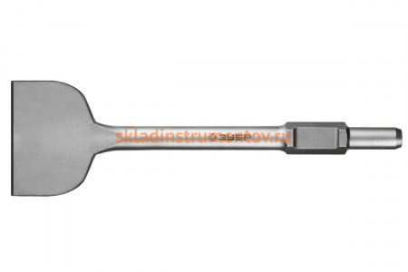 Зубило лопаточное БУРАН 75х400 мм, HEX 30 Зубр 29375-75-400