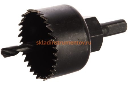 Набор HCS коронок (8 шт; 19,22,25,29,38,44,51,64 мм + 2 адаптера) ПРАКТИКА 773-262