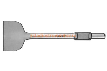 Зубило лопаточное БУРАН 75х400 мм, HEX 30 Зубр 29375-75-400