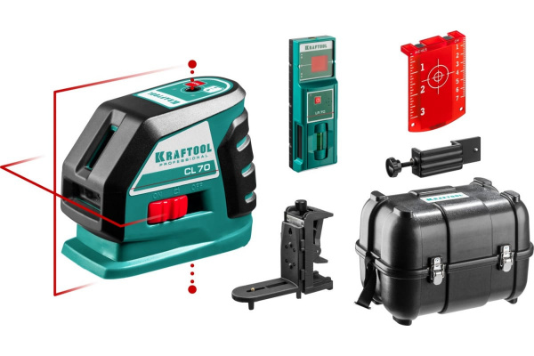 Лазерный линейный нивелир KRAFTOOL CL-70-4 34660-4