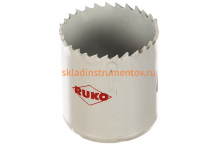 Коронка биметаллическая HSS Co 8% (41 мм) RUKO 126041