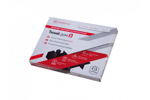 Набор бытовой шумоизоляции Тихий дом (8 л.) STP 46636