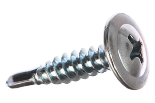 Саморезы с прессшайбой и сверлом по листовому металлу 450 шт. (4,2х19 мм; PH2) ЗУБР 4-300211-42-019