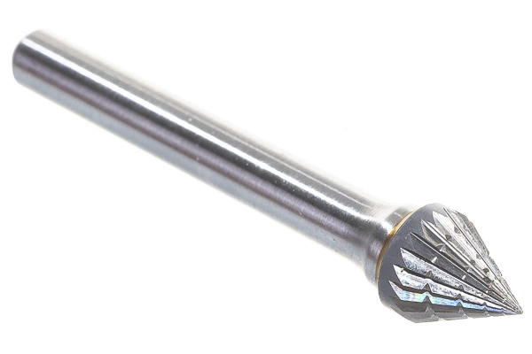 Бор-фреза форма J зенкер с вершиной 60 градусов (9.6x8 мм, хвостовик 6 мм) D.BOR 9F-19096K02D