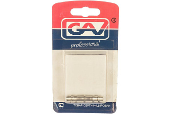 Переходник ёлочка-ёлочка (6 мм; блистер) 46C/1 GAV 38896