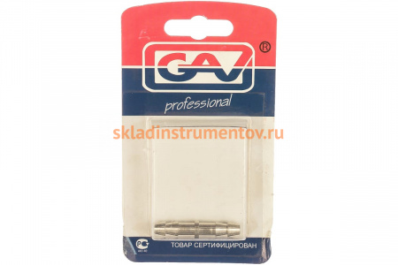 Переходник ёлочка-ёлочка (6 мм; блистер) 46C/1 GAV 38896