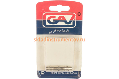 Переходник ёлочка-ёлочка (6 мм; блистер) 46C/1 GAV 38896