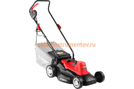 Роторная электрическая газонокосилка Зубр ЗГКЭ-38-1600