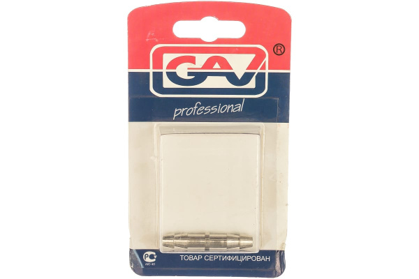 Переходник ёлочка-ёлочка (6 мм; блистер) 46C/1 GAV 38896