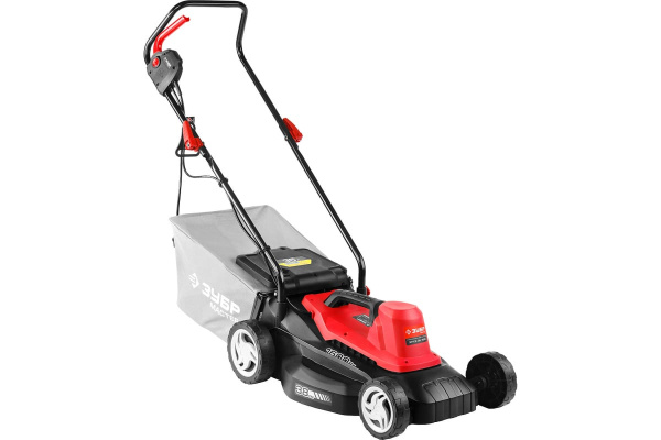 Роторная электрическая газонокосилка Зубр ЗГКЭ-38-1600