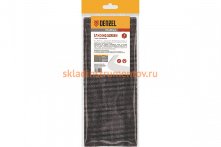 Сетка абразивная (5 шт; 115х280 мм; P 240) DENZEL 75183