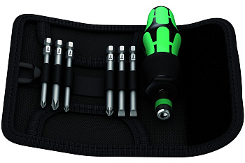 Набор: держатель с насадками 89 мм WERA KRAFTFORM KOMPAKT 40 WE-059298