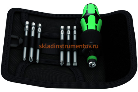 Набор: держатель с насадками 89 мм WERA KRAFTFORM KOMPAKT 40 WE-059298