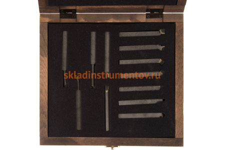 Набор резцов c твердосплавными напайками (12 шт; 8x8 мм; Т5К10) MetalMaster 17668