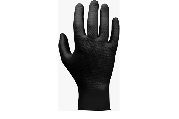 Нескользящие одноразовые нитриловые перчатки Jeta Safety JSN 50 NATRIXBL07/S