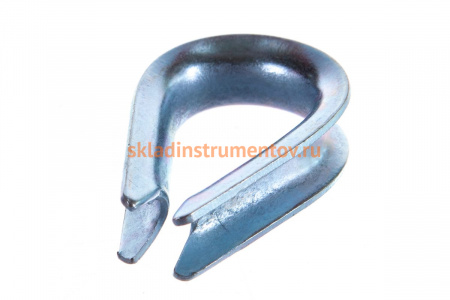 Коуш ЗУБР DIN 6899, 10мм, оцинкованный 304496-10