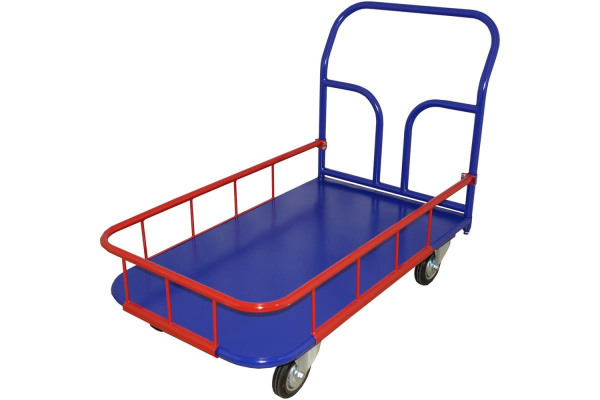 Тележка RUSKLAD ТПБ 9 (500x1000) d160мм платформенная с бортиком Тележка RUSKLAD ТПБ 9 (500x1000) d160мм платформенная с бортиком