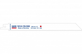 Полотно универсальное 1014 CD/200 Bi-metall (5 шт; 200х19х1.27 мм; 180 мм; 10/14 TPI) WILPU 1357000005
