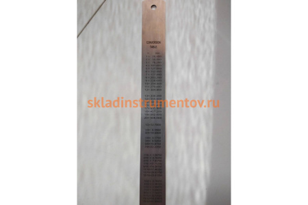 Линейка измерительная (металл) 500х30 ЧИЗ 45684