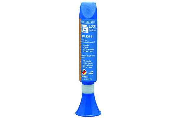 Герметизация резьбовых соединений труб и фитинга 50 мл средняя прочность WEICON LOCK AN 305-11 wcn30511150