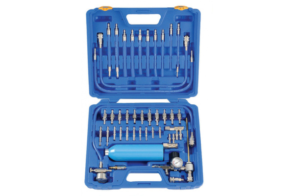 Набор для промывки инжекторов с баллоном и контрольными тестерами в кейсе 40 предметов FORCE 940G1