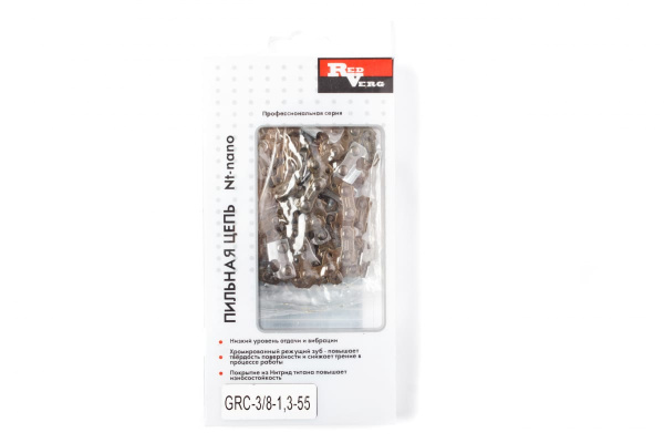 Цепь 55 звеньев, 3/8", 1,3 мм, зуб NT-нано REDVERG 5024993