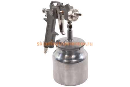 Пневматический краскопульт с нижним бачком QUATTRO ELEMENTI 770-827