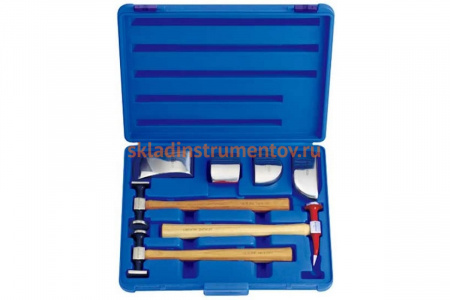 Набор рихтовочных молотков и поддержек, 7шт KING TONY 9CF-207