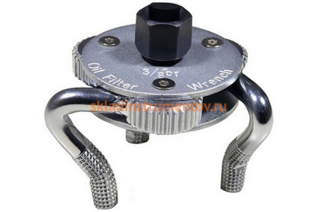 Трехзахватный съёмник масляных фильтров для мотоциклов, 45-75мм МАСТАК 103-41110M