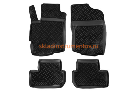 Ковры в салон Airline для Mitsubishi Lancer X 07- (комплект из 4 шт.) ACM-PS-47