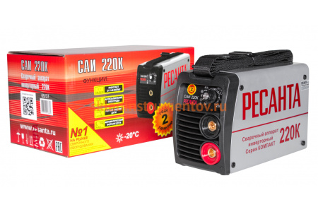 Инверторный сварочный аппарат Ресанта САИ220К 65/37 Инверторный сварочный аппарат Ресанта САИ220К 65/37