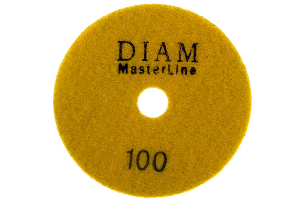 Круг алмазный гибкий шлифовальный АГШК Master Line (100х2 мм; №100; сухая) Diam 000566