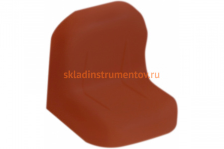 Уголок с заглушкой MFK-TORG 24х24х25х1.2 красное дерево 3 24 24 3