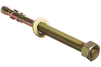 Клиновой анкер Зубр М12x150 мм, 10 шт, желтопассивированный 302032-12-150