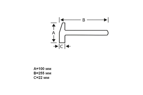 Молоток-гвоздодер Bahco 429-8