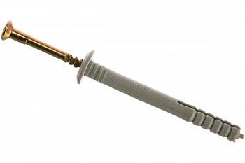 Дюбель-гвоздь полипропиленовый с грибовидным бортиком 1200 шт. (6х60 мм; ТФ0) Зубр 4-301350-06-060