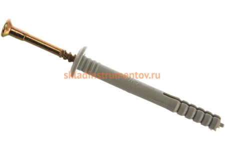 Дюбель-гвоздь полипропиленовый с грибовидным бортиком 1200 шт. (6х60 мм; ТФ0) Зубр 4-301350-06-060