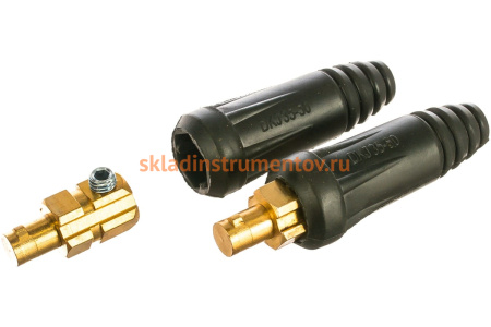 Соединитель кабельный вилка (2 шт; 35-50 кв.мм) Foxweld 4694