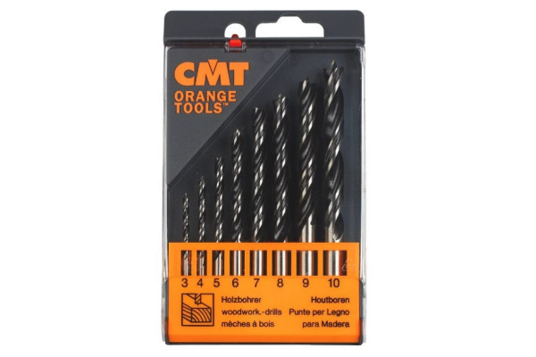 Набор свёрл по дереву (3-10 мм) 8 шт. CMT 517.002.00