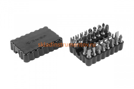 Набор бит Зубр Мастер специальные с магнитным адаптером хромомолибденовая сталь 33 предмета 26046-H33