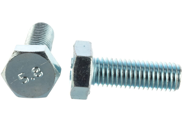 Болт ЗУБР ГОСТ 7798-70, M10 x 30 мм, 5 шт, кл. пр. 5.8, оцинкованный, 303086-10-030